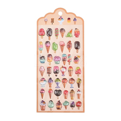 Epoxy Resin 3D Puffy Self Adhesive Stickers DIY-G122-02C-1