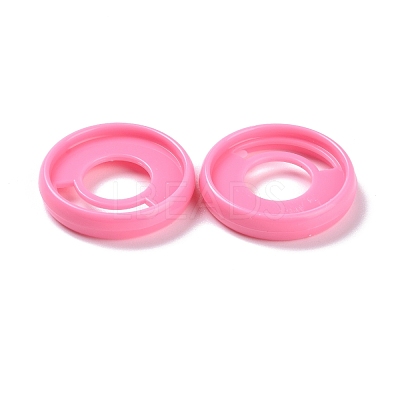 Resin Loose Leaf Ring Round Binder Discs FIND-WH0143-02B-1