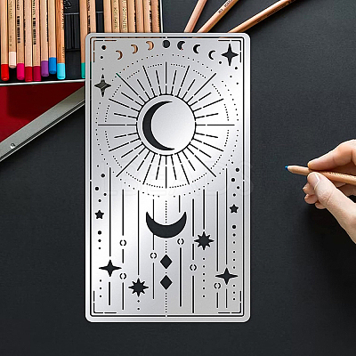 Stainless Steel Cutting Dies Stencils DIY-WH0242-216-1
