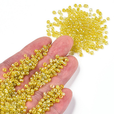 Round Glass Seed Beads SEED-A007-3mm-170-1