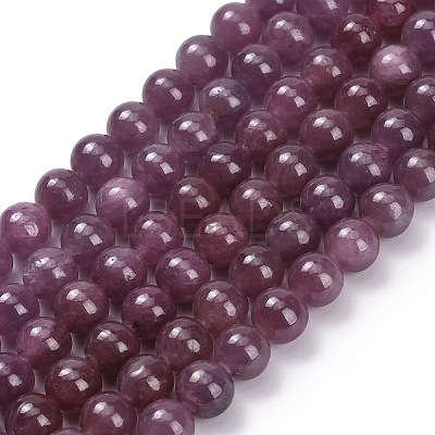 Natural Ruby Beads Strands G-L631-A01-6mm-AA-1