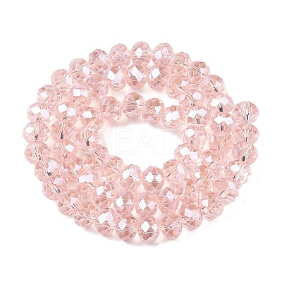 Electroplate Glass Beads Strands EGLA-A044-T8mm-A22-1