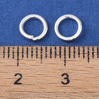 Brass Open Jump Rings KK-N254-45C-S-1