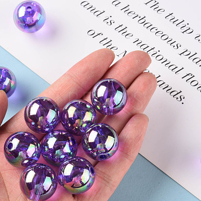Transparent Acrylic Beads MACR-S370-B20-748-1