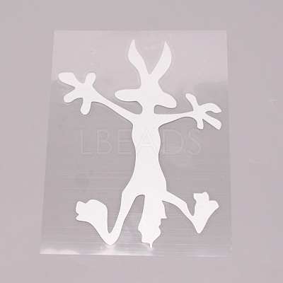 Waterproof PET Personality Wolf Car Stickers DIY-WH0258--05A-02-1