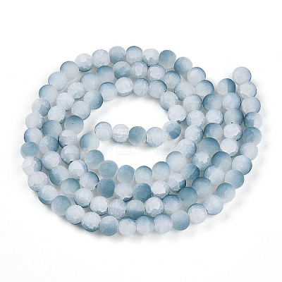 Crackle Glass Beads X1-GLAA-N009-8mm-06-1
