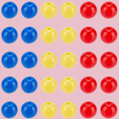 Opaque Acrylic Beads SACR-PA0001-04A-02-1