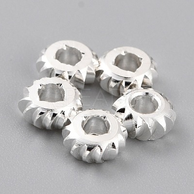 Brass Beads KK-O133-302C-S-1