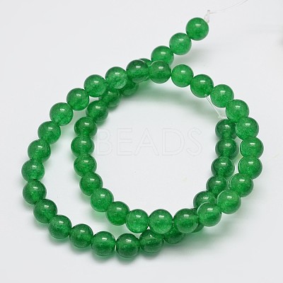 Natural & Dyed Malaysia Jade Bead Strands X-G-A146-8mm-A06-1