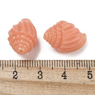 Synthetic Coral Carved Beads Strands CORA-I023-07E-1