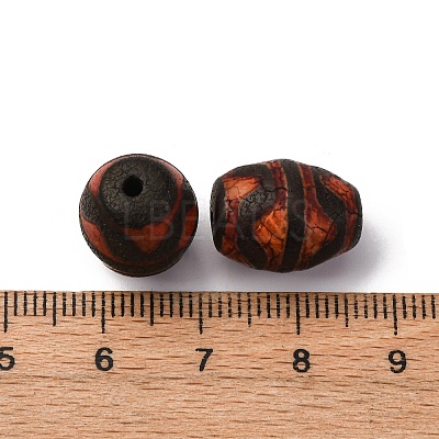 Tibetan Style dZi Beads TDZI-NH0001-E03-03A-1