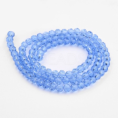 Transparent Glass Bead Strands X-GLAA-G013-10mm-25-1