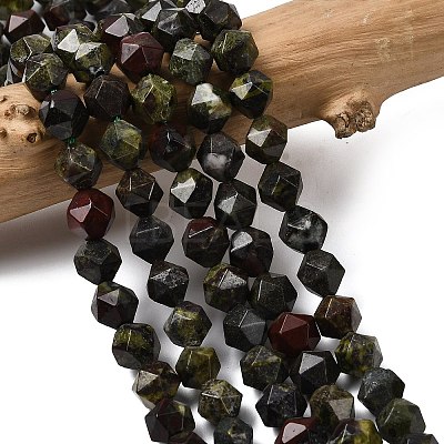 Natural Dragon Blood Beads Strands G-Z119-A17-02-1
