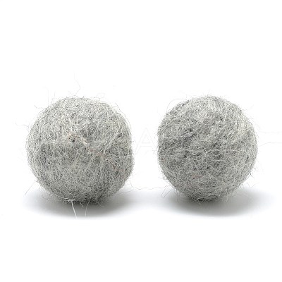 DIY Doll Craft Wool Felt Ball AJEW-R069-30mm-03-1