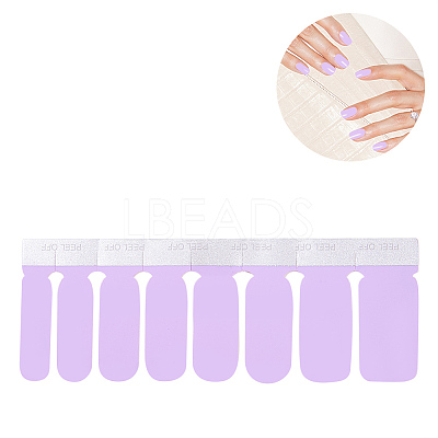 Solid Color Full Cover Best Nail Stickers MRMJ-T039-01G-1