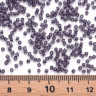 Transparent Glass Cylinder Beads SEED-S047-I-006-1