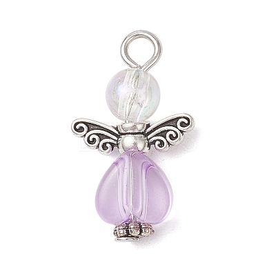 Transparent Acrylic Pendants PALLOY-JF04252-1