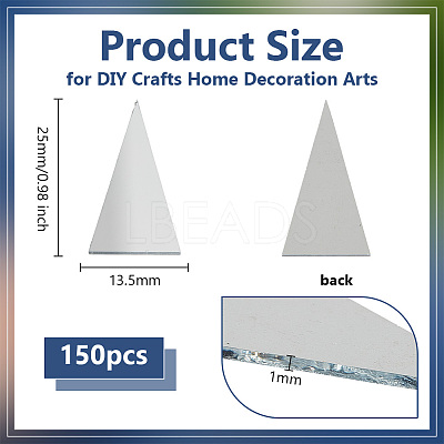 150Pcs Glass Mosaic Pieces DIY-OC0012-33E-1