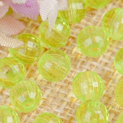 Transparent Acrylic Beads TACR-NH0001-D-14-1