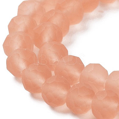Transparent Glass Beads Strands X1-EGLA-A034-T8mm-MD21-1