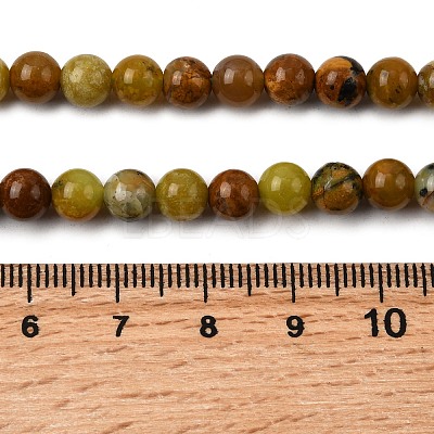Natural Green Opal Beads Strands G-K245-A17-A02-01-1
