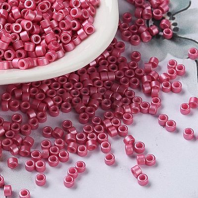 Baking Paint Glass Seed Beads SEED-S042-15A-05-1