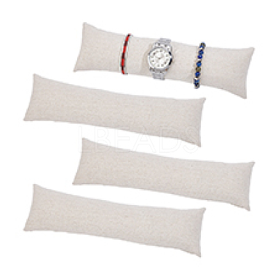 Linen Jewelry Pillow for Bracelet Display DIY-WH0170-42B-1