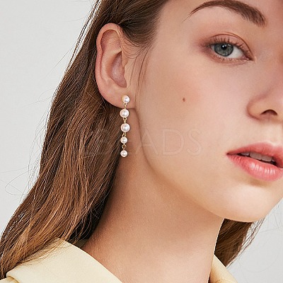 12Pcs 6 Style Alloy & Brass Stud Earring Findings DIY-SZ0009-36-1