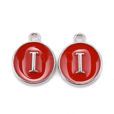 Platinum Plated Alloy Enamel Charms LS-ENAM-S118-03I-P-1