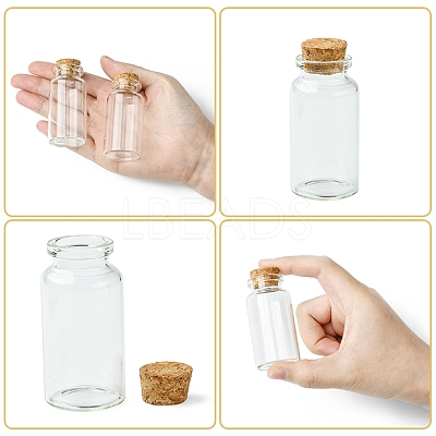 18Pcs Glass Bottle CON-FS0001-14B-1