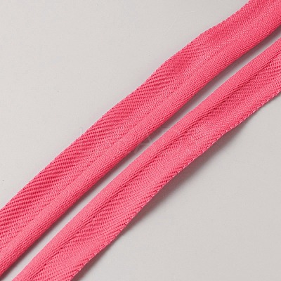 Flat Polyester Elastic Lip Trim Cord EW-WH0014-06C-1