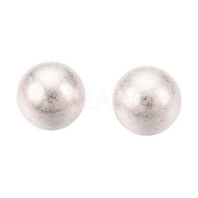 925 Sterling Silver Beads STER-T002-232S-4mm-1