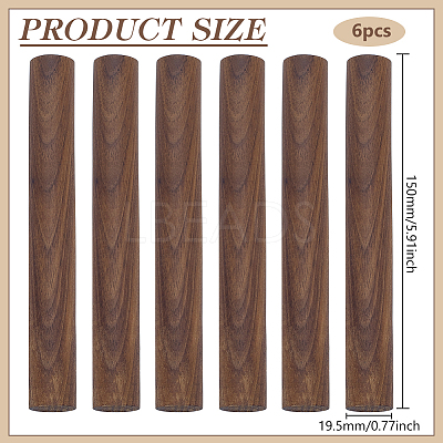 Black Walnut Round Stick WOOD-WH0131-39-1