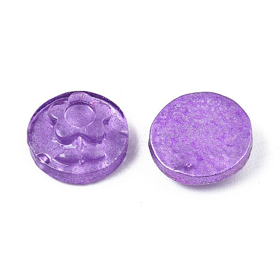 Spray Painted Transparent Resin Cabochons CRES-S302-64-A04-1