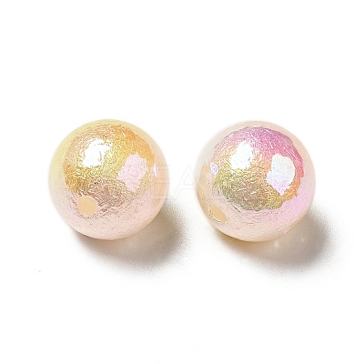 UV Plating Iridescent ABS Plastic Beads LS-SACR-A001-05A-1