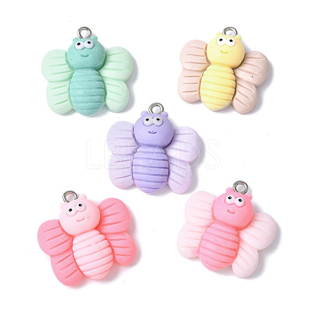 Opaque Resin Pendants RESI-V001-08-1