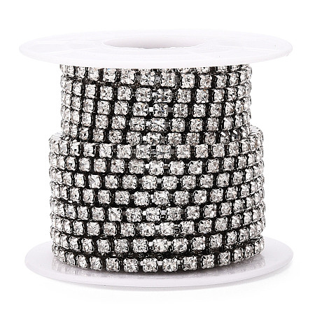 Iron Rhinestone Strass Chains CH-YW0003-01C-NF-1
