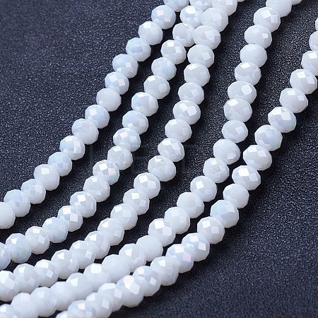 Electroplate Glass Beads Strands LS-EGLA-A034-P6mm-B18-1