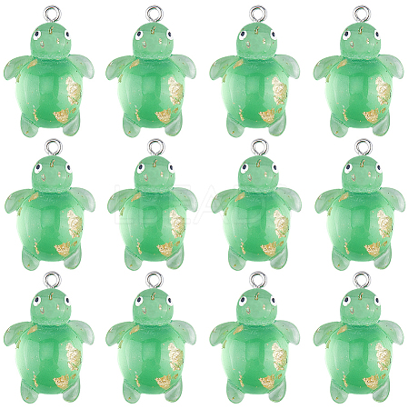 SUNNYCLUE 30Pcs Transparent Resin Pendants RESI-SC0002-72-1