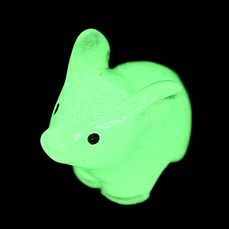 Luminous Resin Pig Ornament CRES-M020-10B-1