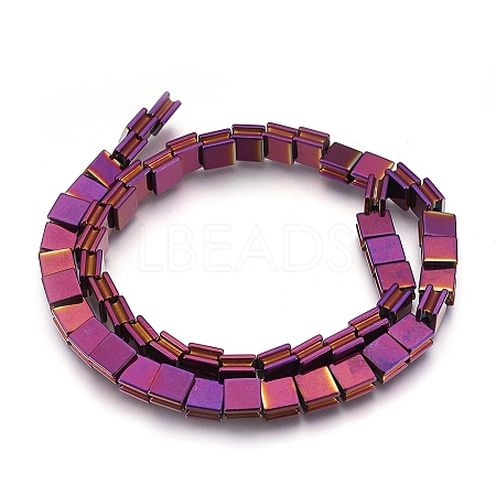 Electroplate Non-magnetic Synthetic Hematite Bead Strands G-I208-13-D-1