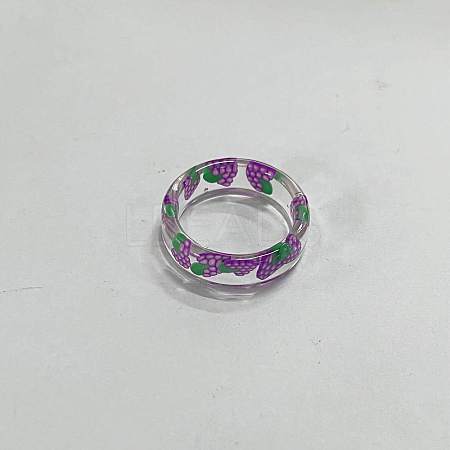 Resin Plain Band Rings FS-WG41763-09-1