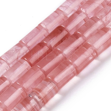 Cherry Quartz Glass Beads Strands G-Q159-A06-01-1