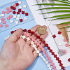 3 Strands 3 Colors Synthetic Coral Beads Strands CORA-FH0001-02-3
