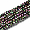 Electroplate Non-magnetic Synthetic Hematite Beads Strands G-T114-60A-2