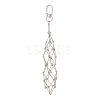 304 Stainless Steel Pouch Empty Stone Holder Pendant Decoration SA-CJC5C8-P-1