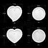 4Pcs 4 Style Pendant Silicone Molds DIY-LS0003-18-2