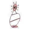 Cat Shape Iron 2-Tier Earring Display Stand EDIS-K002-02R-4