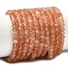 Natural Gold Sunstone Beads Strands G-K376-I06-3x4mm-2