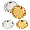 8Pcs 2 Colors Iron Tray DIY-MB0003-09-4